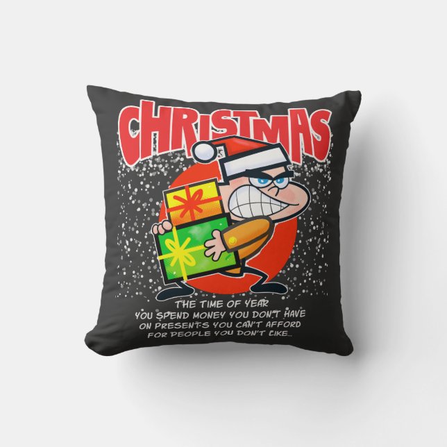 The tote bag for people who don't like Christmas Cushion (Front)