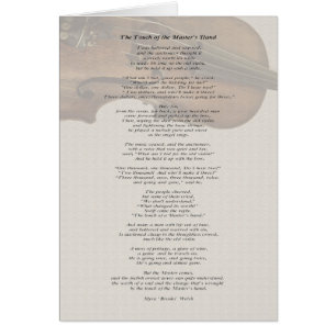 The Touch of the Master's Hand