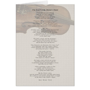 The Touch of the Master's Hand