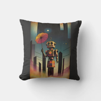 The Tourist - Ken Gauge Surreal Art Cushion