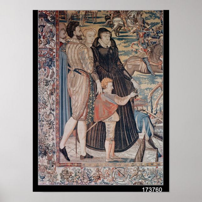 The Tournament, made by a Brussels workshop Poster (Front)