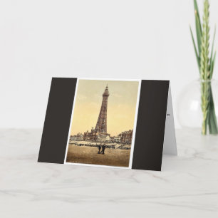The Tower, Blackpool, England classic Photochrom Card