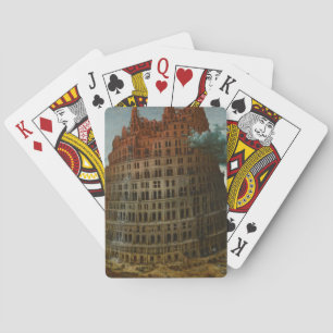The Tower of Babel (by Pieter Bruegel the Elder) Playing Cards
