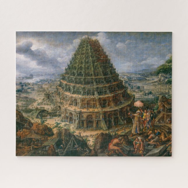The Tower Of Babel | Marten van Valckenborch | Jigsaw Puzzle (Horizontal)
