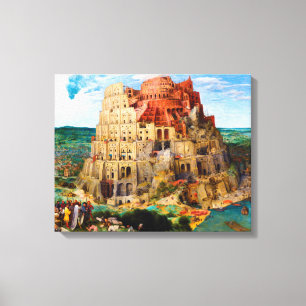 The Tower of Babel Pieter Bruegel the Elder art Canvas Print