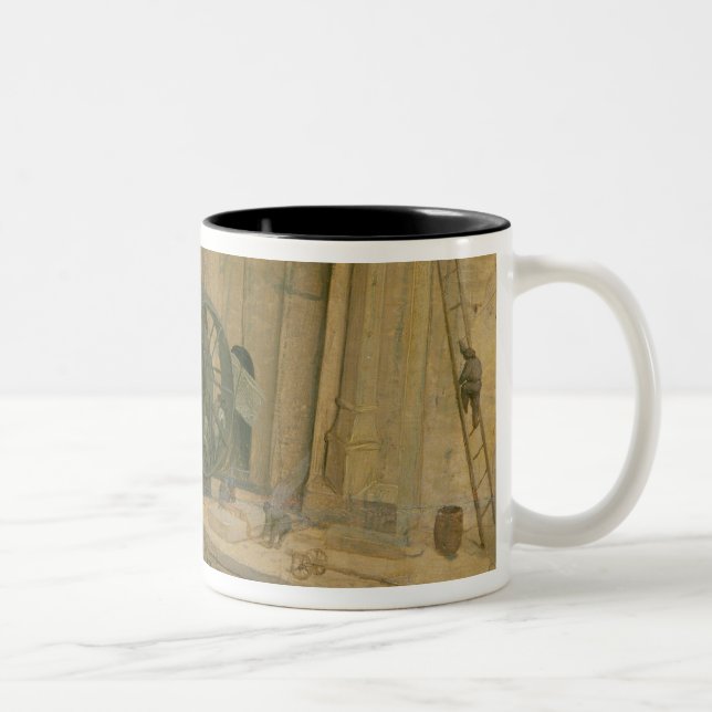 The Tower of Babel Two-Tone Coffee Mug (Right)