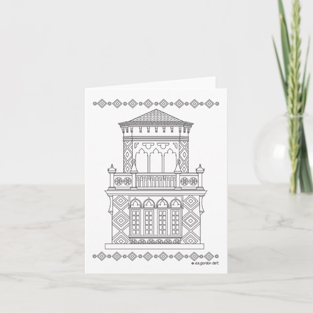 The Tower of Ca'd'Zan - Blank Card (Front)