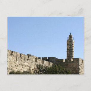 The tower of David Postcard