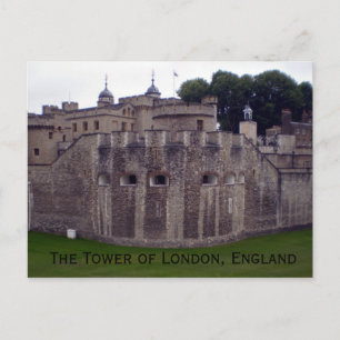 The Tower of London, England postcard