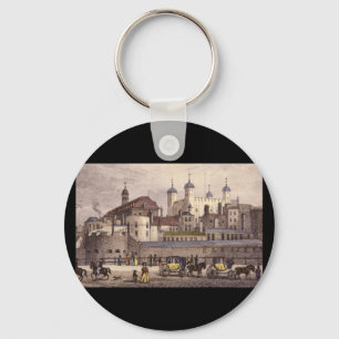 The Tower of London from Tower_Engravings Key Ring