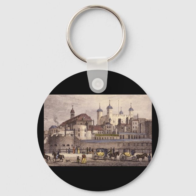 The Tower of London from Tower_Engravings Key Ring (Front)