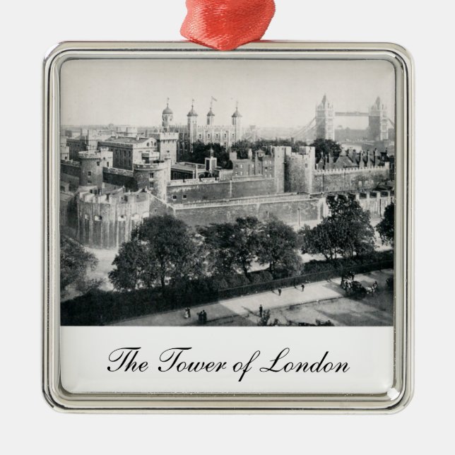 The Tower of London Metal Ornament (Front)