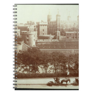 The Tower of London (sepia photo) Notebook