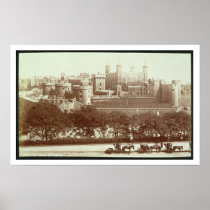 The Tower of London (sepia photo) Poster