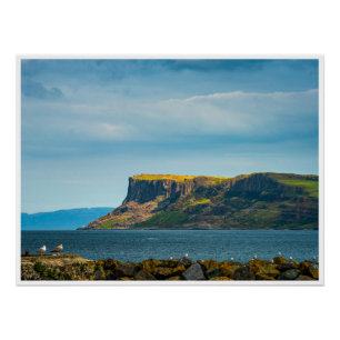 The Towering Bastion of Fair Head Poster