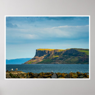 The Towering Bastion of Fair Head Poster