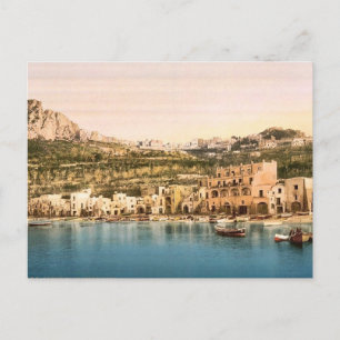 The town, Capri, Island of, Italy classic Photochr Postcard