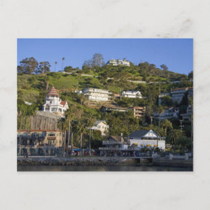 The town of Avalon on Catalina Island, Postcard