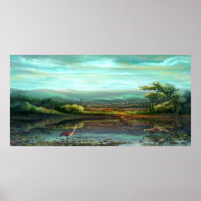 The Town of Morgine Poster (Front)