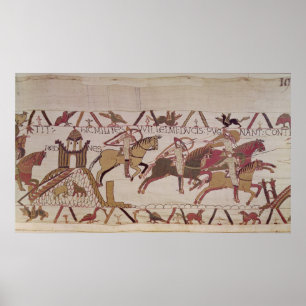 The Town of Rennes and Duke William's soldiers Poster