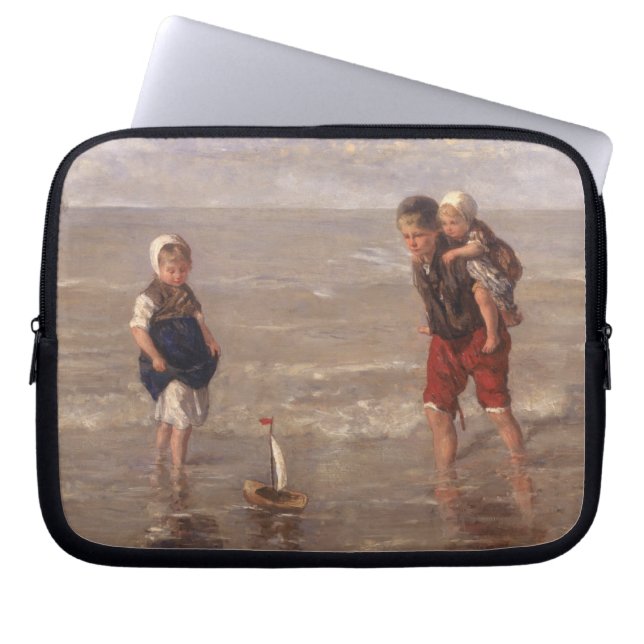 The Toy Boat Laptop Sleeve (Front)