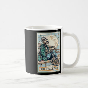 The Track Mum Skeleton Tarot Card Running Runner M Coffee Mug
