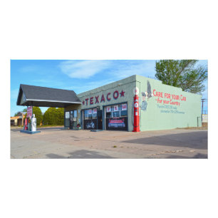 The Trade Station, Route 66, Tucumcari, New Mexico Photo Print