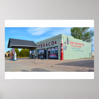 The Trade Station, Route 66, Tucumcari, New Mexico Poster