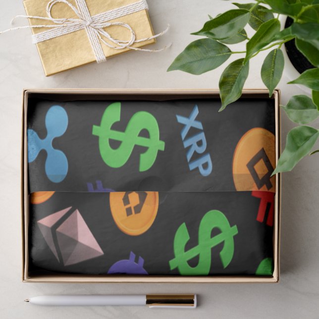 The Trader Dream Collection Candlestick Charts  Tissue Paper (Gift)