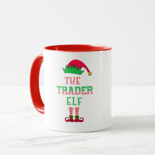 The Trader Elf Christmas Family Matching Pajama Mug