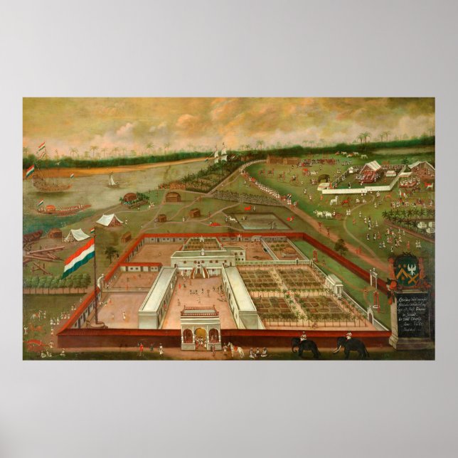 The Trading Post of the Dutch East India Company Poster (Front)