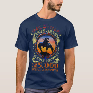 The Trail Ends Native American Native American  T-Shirt