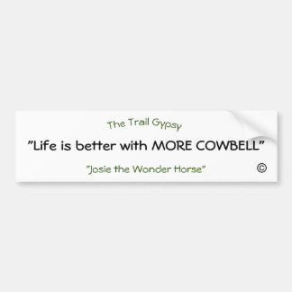 The Trail Gypsy Bumper Sticker