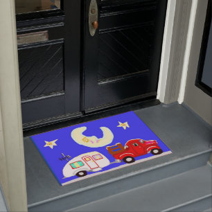 The Trailer, The Truck 🛻 And The Sleepy Moon 🌙  Doormat