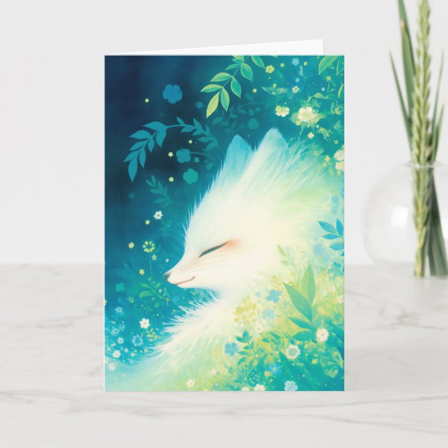The Tranquil Fox Guardian Card (Front)