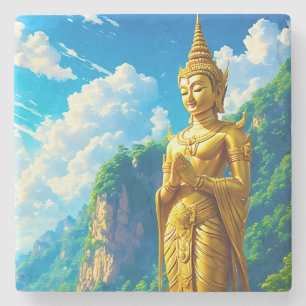 The Tranquil Protector Stone Coaster