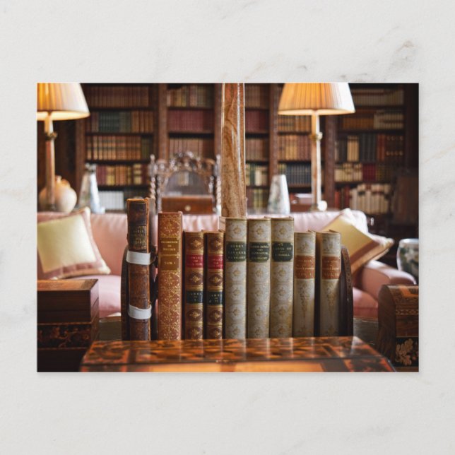 The Tranquillity of the Library Postcard (Front)