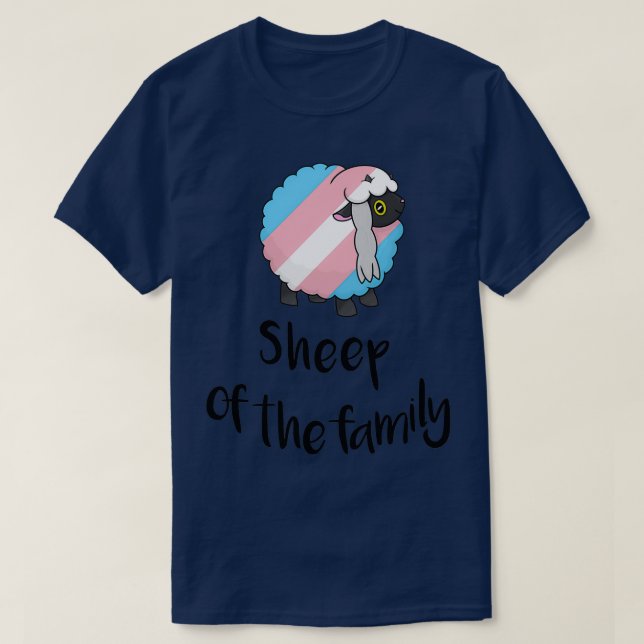 The Trans Sheep Wooloo of the Family  T-Shirt (Design Front)