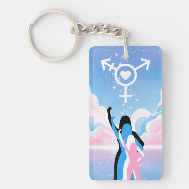 The Trans Signal Key Ring (Front)