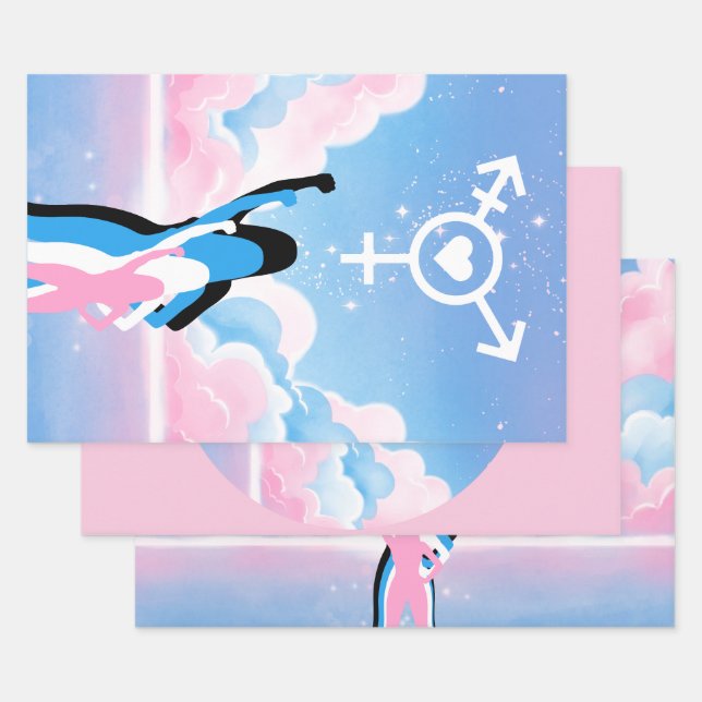 The Trans Signal Wrapping Paper Sheet (Set)