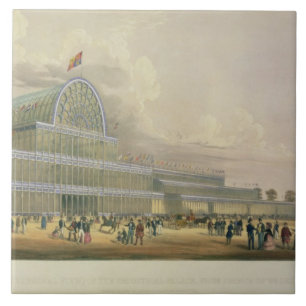 The Transept of the Crystal Palace, from the Princ Ceramic Tile