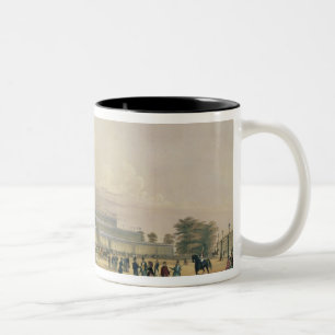 The Transept of the Crystal Palace, from the Princ Two-Tone Coffee Mug
