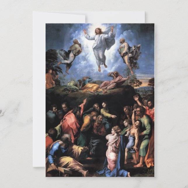 The Transfiguration Fine art Invitation (Front)