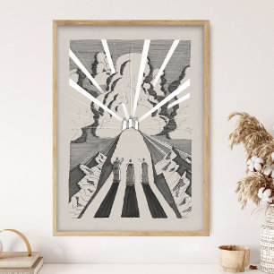 The Transfiguration, Jesus, Moses and Elijah, Jesu Poster