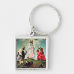 The Transfiguration of Christ, c.1510-12 (oil on p Key Ring