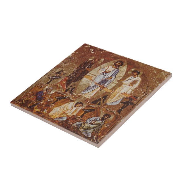 The Transfiguration of Christ Icon Ceramic Tile (Side)