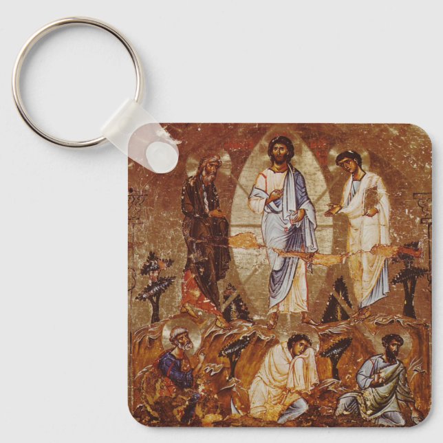 The Transfiguration of Christ Icon Key Ring (Front)
