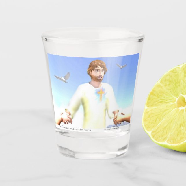 The Transfiguration of Jesus Shot Glass (Front)