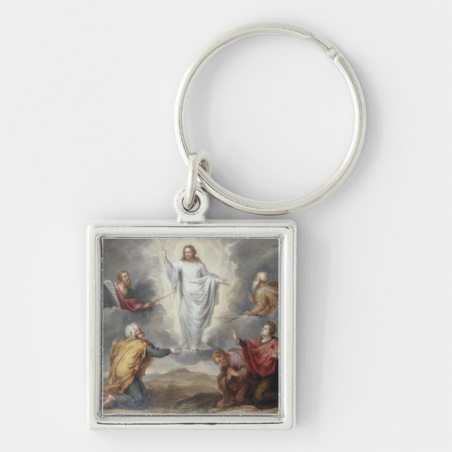 The Transfiguration (oil on copper) Key Ring (Front)