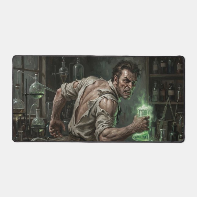 The Transformation of Dr. Jekyll Desk Mat (Front)